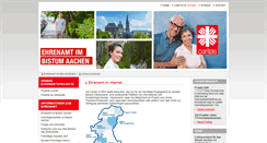 Desktop Screenshot of ehrenamt-caritas-aachen.de